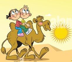 das-bild-zeigt-kinder-die-auf-einem-kamel-reiten-sie-reisen-durch-die-wuste-abbildung-auf-sepa...jpg